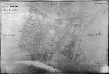 818092 Kadastrale kaart (minuutplan) van de gemeente Utrecht, Sectie A, in één blad met de grenzen van het ...